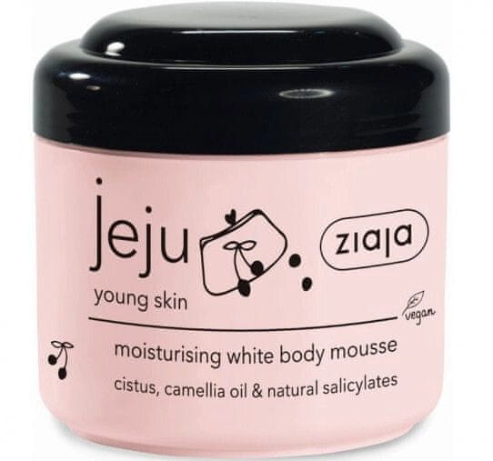 Ziaja Bela pena za telo Jeju Young Skin (Moisturizing White Body Mousse) 200 ml