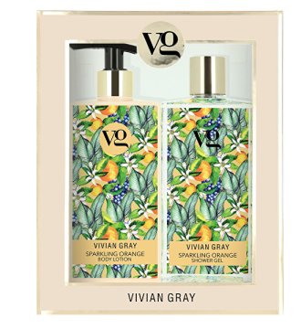 Vivian Gray Kozmetični set Sparkling Orange (gel za tuširanje & losjon za telo)