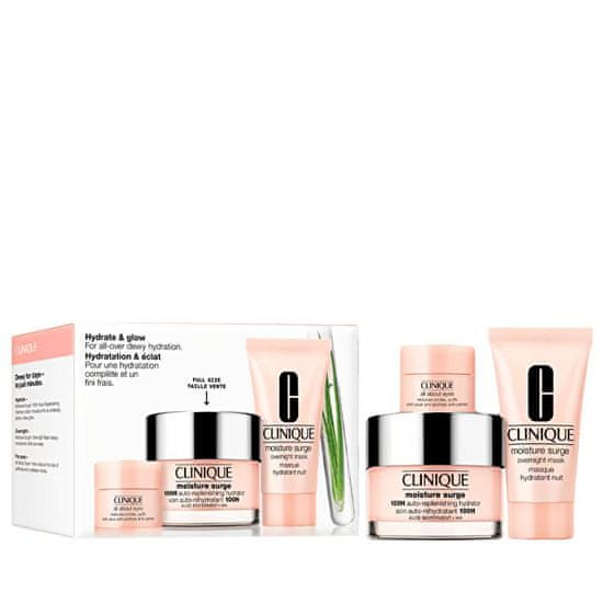 Clinique Moisture Surge Hydrate & Glow vlažilni darilni set za nego kože