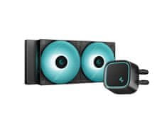 LE500 Marrs AIO Liquid Cooler tekočinsko hlajenje za procesor, 240mm, LED, črn (R-LE500-BKLNMG-G-1)