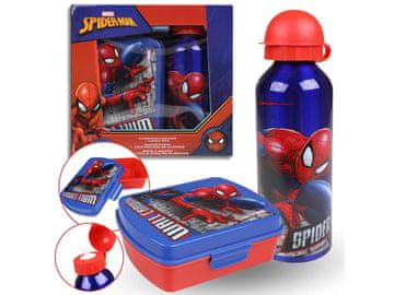 MARVEL COMICS MARVEL SpiderMan komplet bidon 500 ml + škatla za malico, lunchbox