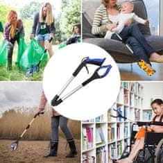 HOME & MARKER® Zložljiv prijemalnik z vrtljivo sponko za 360° | GRABKO