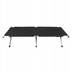 Malatec Zložljiva oxford postelja za kampiranje 189x70x43cm do 110kg črna