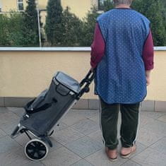 Malatec Velik 40L termo nakupovalni voziček in prenosna torba na mehkih kolesih do 30kg