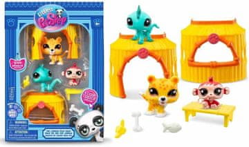 Littlest Pet Shop Tiki Jungle - Živali iz džungle, 3 znaki