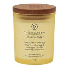 Svíčka Chesapeake Bay Candle malá, Strength & Energy, Síla a energie, ananas a kokos, 96 g