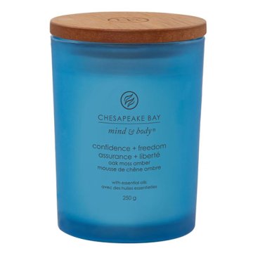 Svíčka Chesapeake Bay Candle střední, Confidence & Freedom, Sebejistota a svoboda, levandule a mech, 250 g