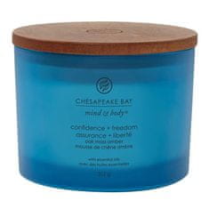 Svíčka Chesapeake Bay Candle 3 knoty, Confidence & Freedom, Sebejistota a svoboda, levandule a mech, 312 g