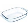 Pekač 38x25cm / pravokoten / borosilikatno steklo