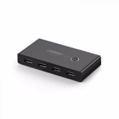 Ugreen USB stikalo / switch 4x USB 2.0 - box