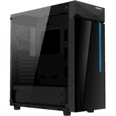 Gigabyte C200 GLASS ATX RGB osvetljeno ohišje, črno