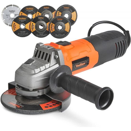 VonHaus 125mm kotni brusilnik 900W 3500021