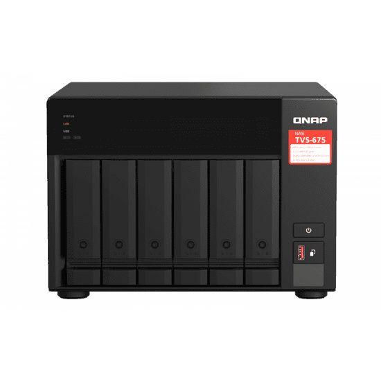 Qnap NAS strežnik za 6 diskov, 8GB ram, 2,5Gb mreža