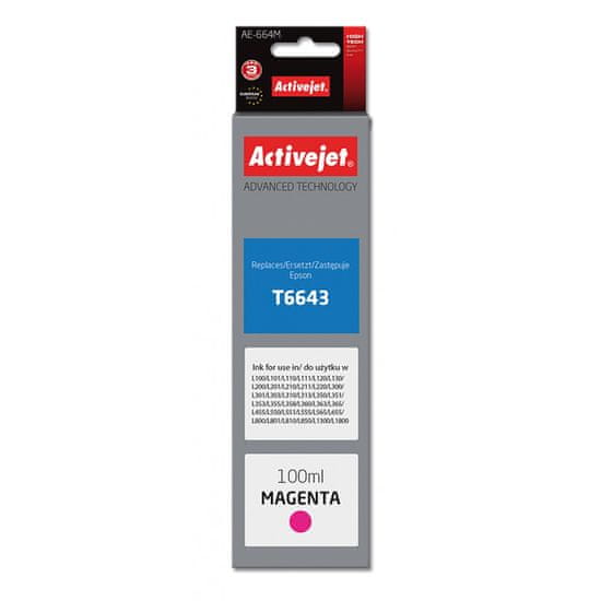 ActiveJet Magenta črnilo T6643, 100ml