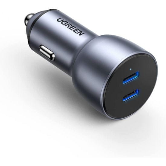 Ugreen Avtopolnilec 2xUSB-C QC 3.0 40W - box
