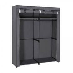 Songmics Platnena garderobna omara, siva, RYG02GY