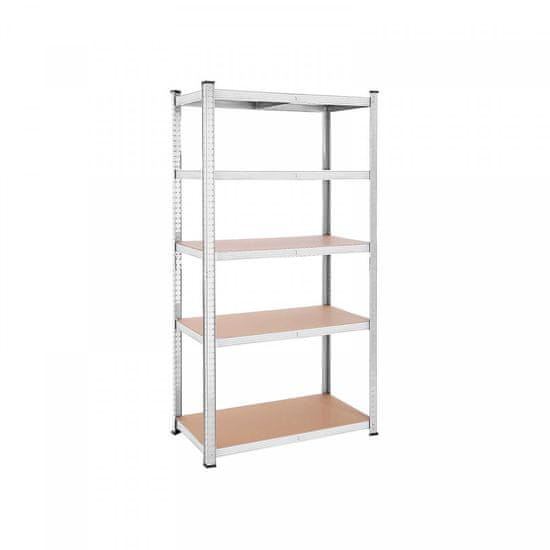 Songmics Regal 50 x 100 x 200 cm bež-srebrna, GLR050E01