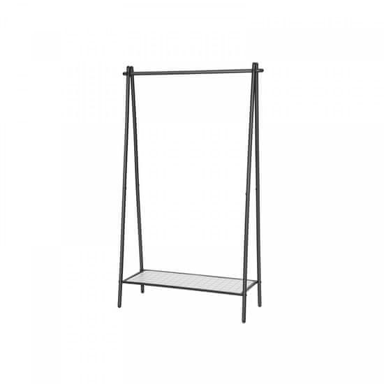 Songmics Stojalo za oblačila 92.5 x 33.5 x 153 cm črno, HSR23BK