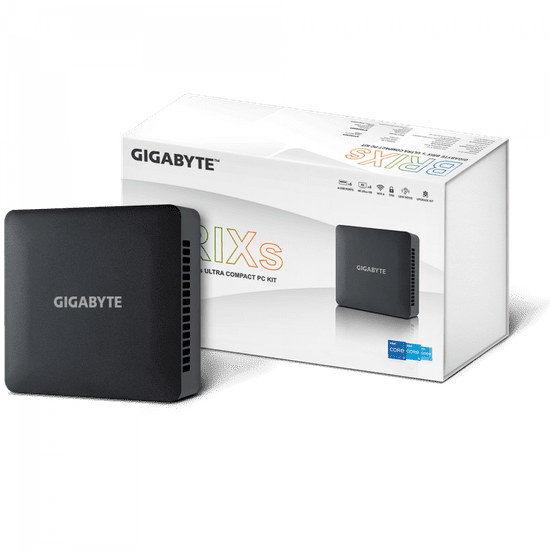 Gigabyte BRIX Mini-PC NUC i5 1335U, M.2 NVMe, 2.5 GbE, Wi-Fi 6 / BT5.2, USB3.2 Gen2