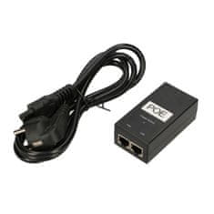 Extralink POE-48-24W-G adapter s priloženim AC kablom