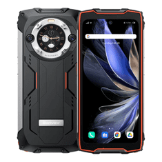 Blackview Pametni robustni telefon BV9300 Pro 12GB+256GB z vgrajeno 100LM svetilko, oranžen