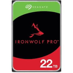 Seagate NAS trdi disk 22TB 7200 256MB SATA3 IronWolf PRO