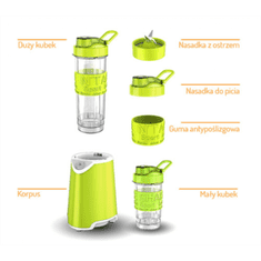 Camry Blender zelen 500W