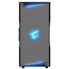 Gigabyte AC300G GLASS USB-C USB 3.1 Gen2 ATX AORUS RGB osvetljeno ohišje, črno
