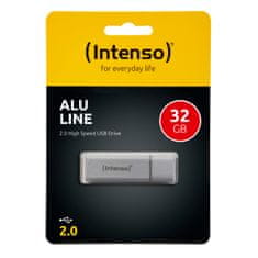 Intenso 32GB Alu Line USB 2.0 spominski ključek - Srebrn