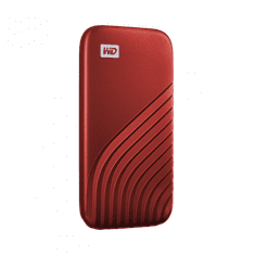 WD My Passport SSD 1TB, USB-C 3.2 rdeč