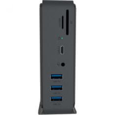 IcyBox IB-DK2261AC Docking USB-C in USB-A priklopna postaja z dvema video izhodoma