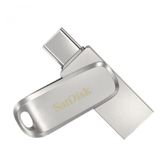 SanDisk Ultra Dual Drive Luxe USB Type-C 512GB 400MB/s USB 3.2 Gen 1, srebrn