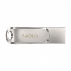 SanDisk Ultra Dual Drive Luxe USB Type-C 512GB 400MB/s USB 3.2 Gen 1, srebrn