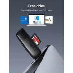 Ugreen USB 3.0 + USB-C OTG čitalec kartic