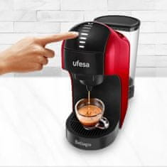 UFESA Bellagio Rossa aparat za kavo z več kapsulami rdeč 1400W