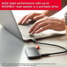 SanDisk 2TB Portable SSD 800MB/s, USB-C, USB 3.2 Gen 2