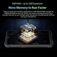 Blackview Pametni robustni telefon BV5300 PRO 4/64GB, zelen
