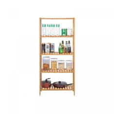 Songmics Bamboo naravni regal 60 x 26 x 130 cm, BCB35Y