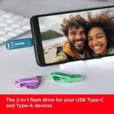 SanDisk USB 128GB Ultra Dual Drive Go USB Type-C 400MB/s-zelen