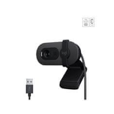 Logitech USB spletna kamera Brio 100, grafitna