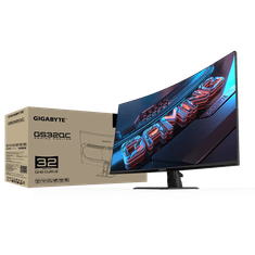 Gigabyte GS32QC 31,5'' Gaming QHD ukrivljen monitor, 2560 x 1440, 1ms, 170Hz, HDR