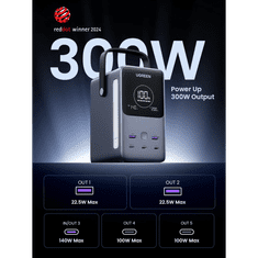 Ugreen Prenosna polnilna baterija 48.000mAh, 300W s pametnim digitalnim zaslonom