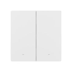Sonoff Pametno stensko stikalo Wi-Fi M5-2C-86, dvojno, bel