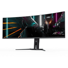 Gigabyte AORUS CO49DQ 49'' OLED DQHD ukrivljen monitor, 5120 x 1440, 0.03ms, 144Hz, zvočniki