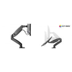 IcyBox Enojni namizni nosilec za monitor do diagonale 27''