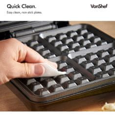 VonShef Aparat za belgijske vaflje