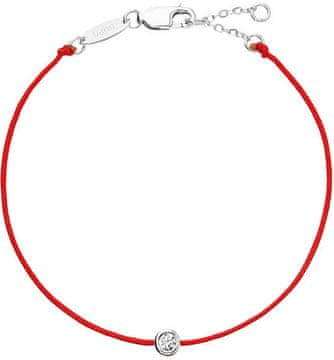 Evolution Group Rdeča kabala zapestnica s cirkonom 13005.3