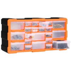 Vidaxl Organizator z 22 predali 49x16x25,5 cm
