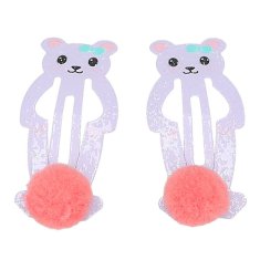 Princess Mimi Sponky do vlasů , Fialové kočičky, 2ks
