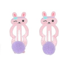Princess Mimi Sponky do vlasů , Růžový zajíčci, 2ks